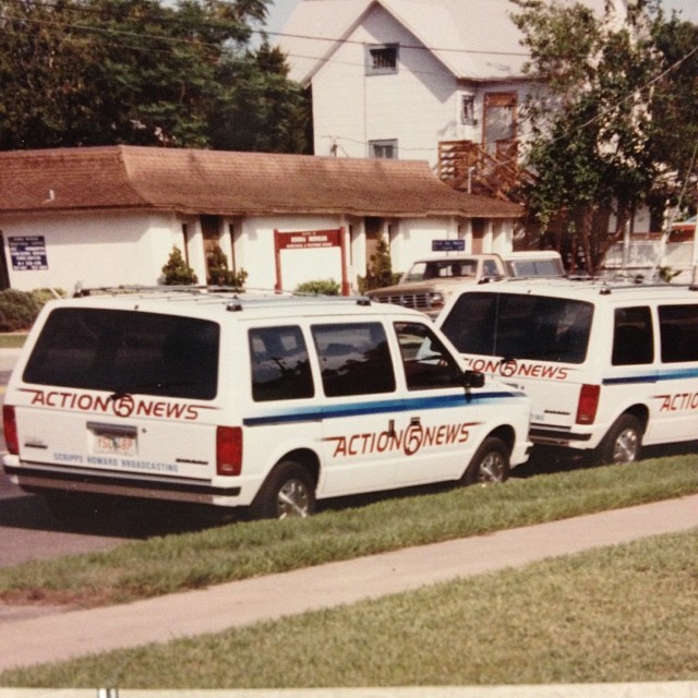 WPTV Newschannel 5 80s news vans