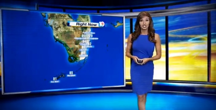 Julie Durda, WPLG Local 10 Meteorologist in her first promo