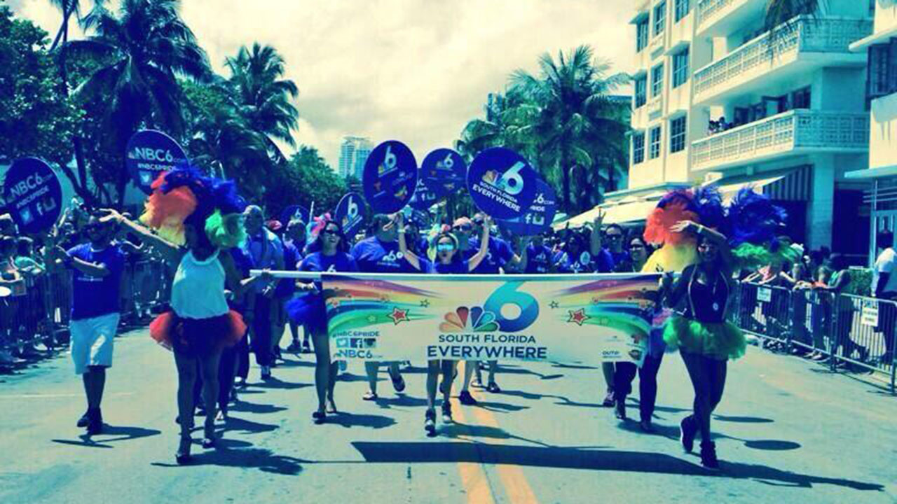 WTVJ, First Station to Sponsor and March in the Miami Beach Pride Parade